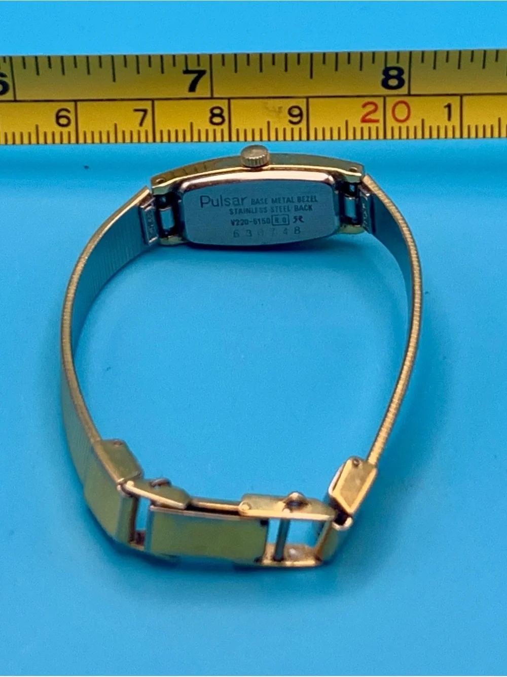 PULSAR By SEIKO V220-5150 Women’s Vintage Bracelet Quartz Watch Working New Batt